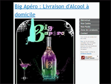 Tablet Screenshot of bigapero.com